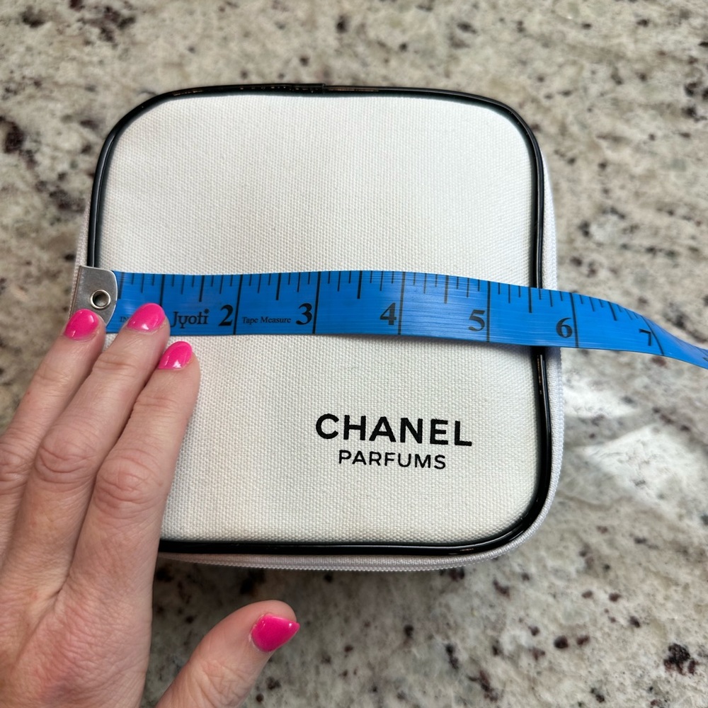 Chanel perfume travel / cosmetic pouch